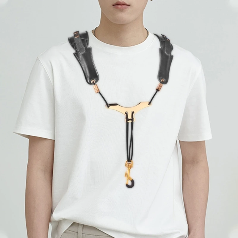 Saxophone Shoulder Neck Strap Adjustable Double Shoulder Strap Harness Sax Musical Instruments Accessries saxophone strap saxophone accessories