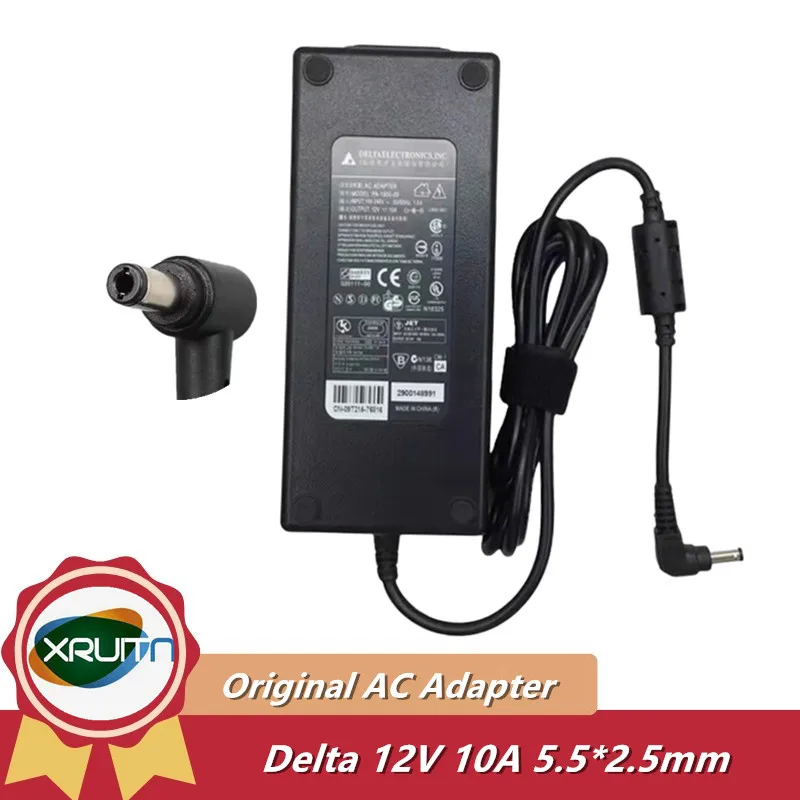 

Genuine DELTA 12V 10A AC/DC Adapter EADP-120GRA ADP-1210 BB For ISDT SC-608 For Intel Core I5 1235U 6x 2.5GbE Fanless System