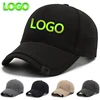 New Custom Logo Men Casual Plain Baseball Caps Outdoor Women Adjustable Snapback Dad Hat Hip Hop for Men Sun Visor Peaked Cap 1