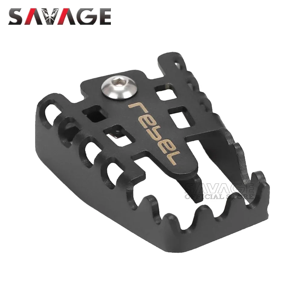 

Rear Brake Pedal Step Tip Plate Extension For HONDA CMX 300 500 REBEL 2017-2022 19 Motorcycle Accessories Foot Peg Extender Pads