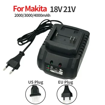 ZWINCKY 교체용 배터리 충전기, 마키타 모델 18V 21V 리튬 이온 BL1415 BL1420 BL1815 BL1830 BL1840 BL1860 전기 드릴 그리용