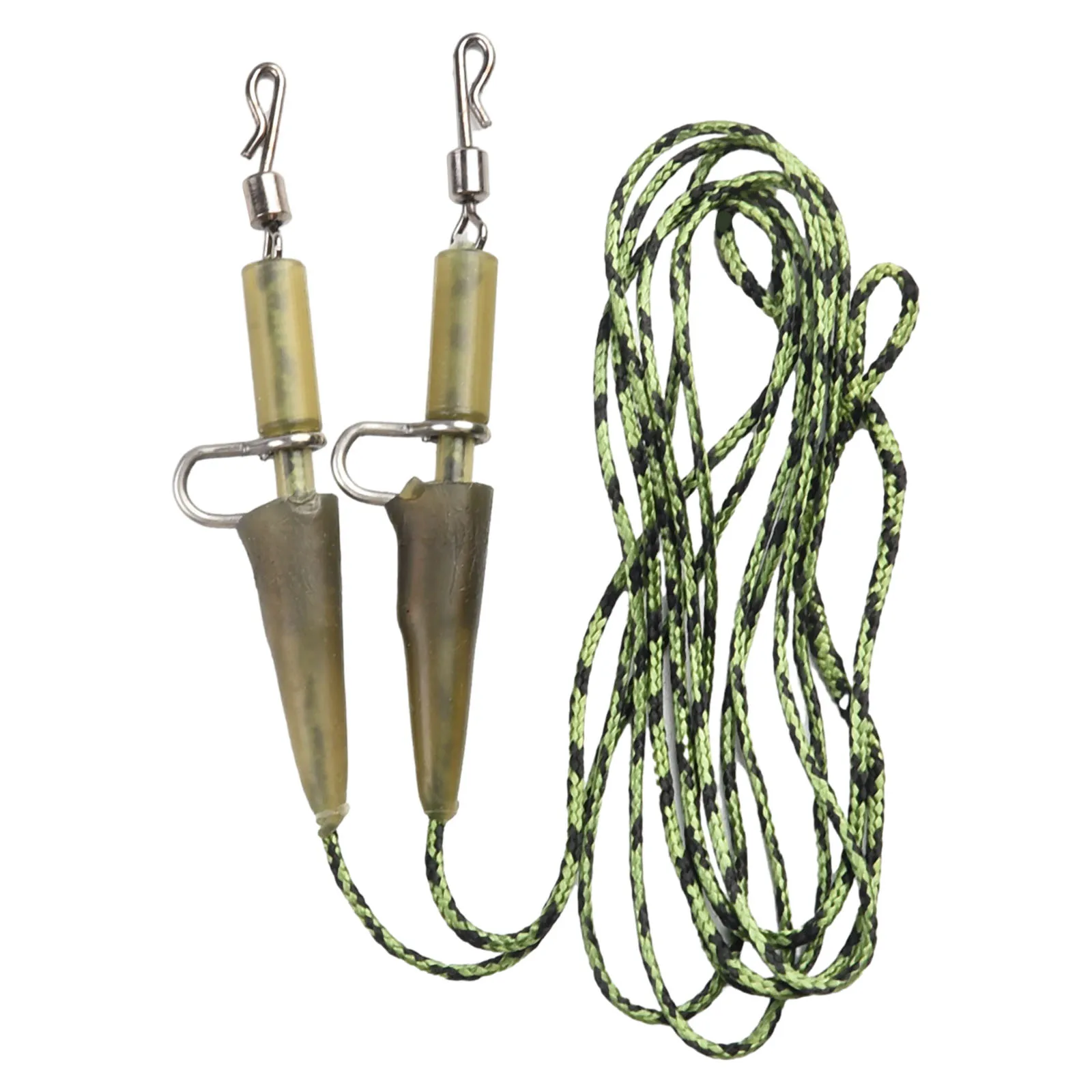 Leader Line Leadcore Leader Abrasion Resistance Tied Helicopter Lead Core Smooth Strength Carp Braided Durable carp fishing line ready tied lead core leaders helicopter rig chod rig 45ib leadcore with quick change swivel lead clips