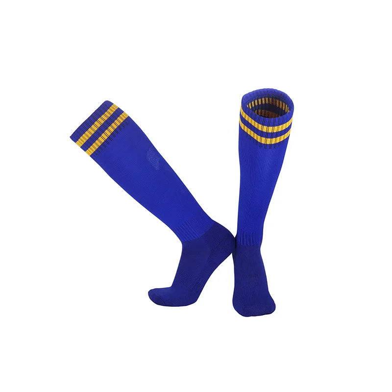 Men's Breathable European Soccer Knee-High Socks - 22 Color Options