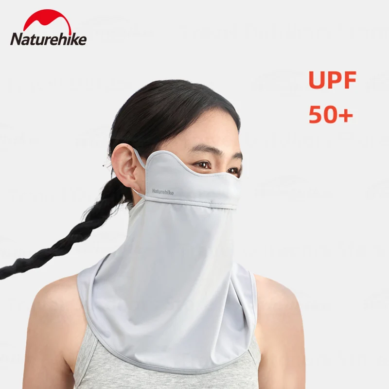 

Маска для лица Naturehike из вискозы для защиты от солнца, закрывающий шею, с защитой от УФ-лучей, дышащий, летний, для походов