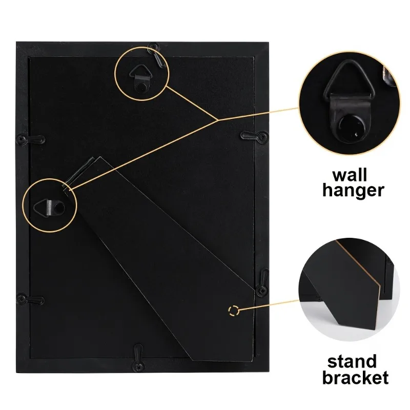 Hidden Compartment Wooden Picture Frame Safe