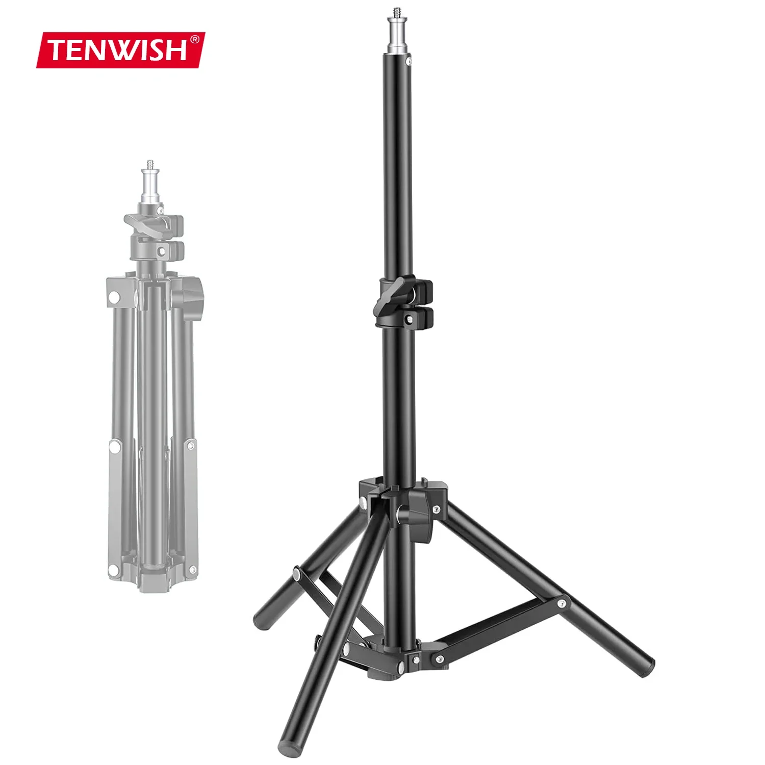 Tenwish Flexible Photography Tripod Light Stand For Photo Studio Relfector Softbox Lame Background Video Lighting Studio