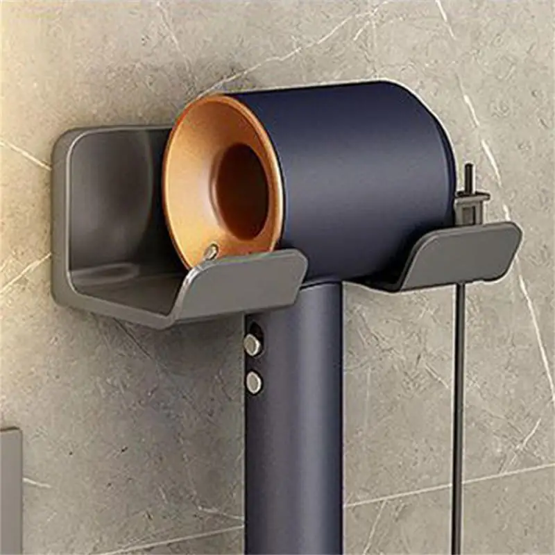 1/2PCS Hair Dryer Holder Wall Dryer Cradle Straightener Stand Hairdryer Organizer Box Toilet Blower Holder Shelf Bathroom home
