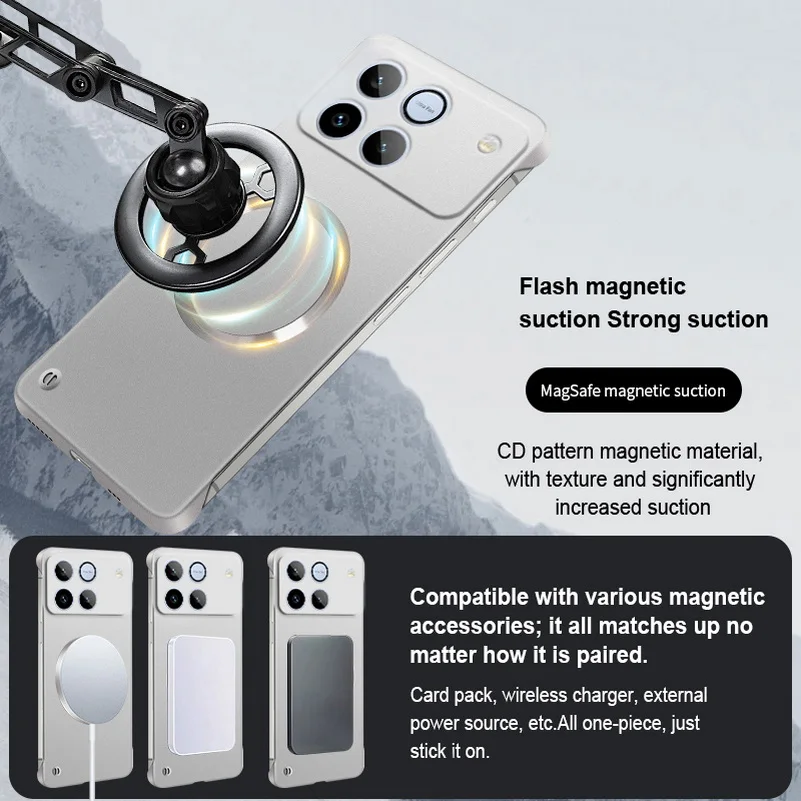 Ultra-Thin Metallic Paint Phone Case with Camera Protection and Slim Bezels