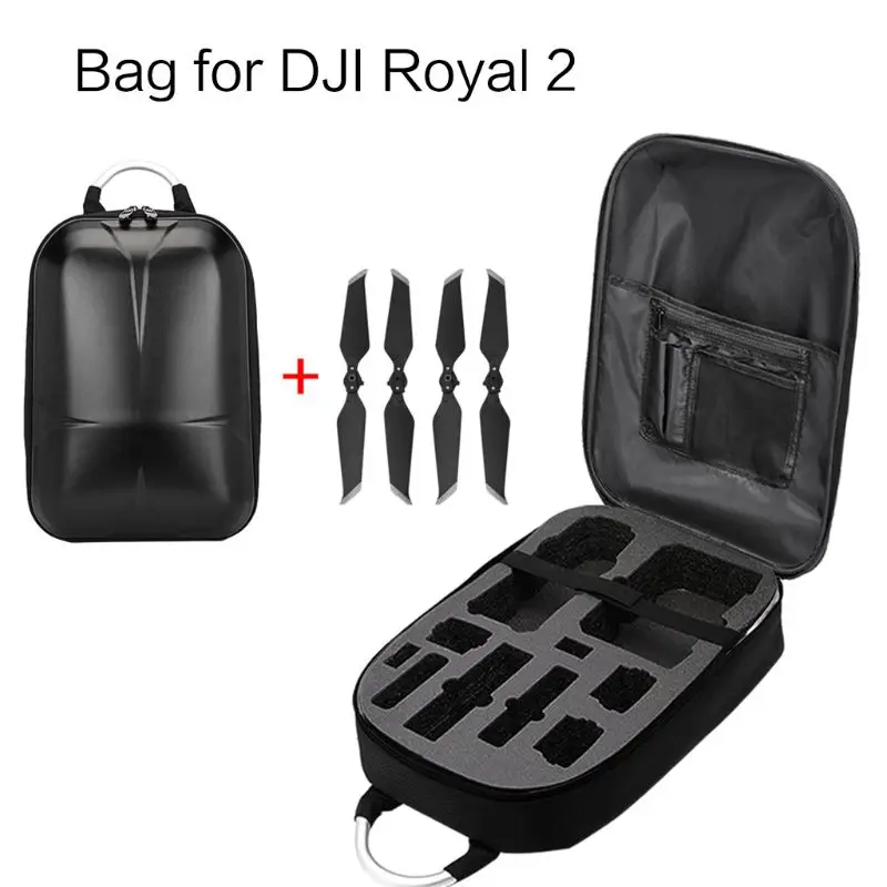 

Hard PC Backpack & 2 Pairs 8743F Propellers for Mavic 2 Remote Control