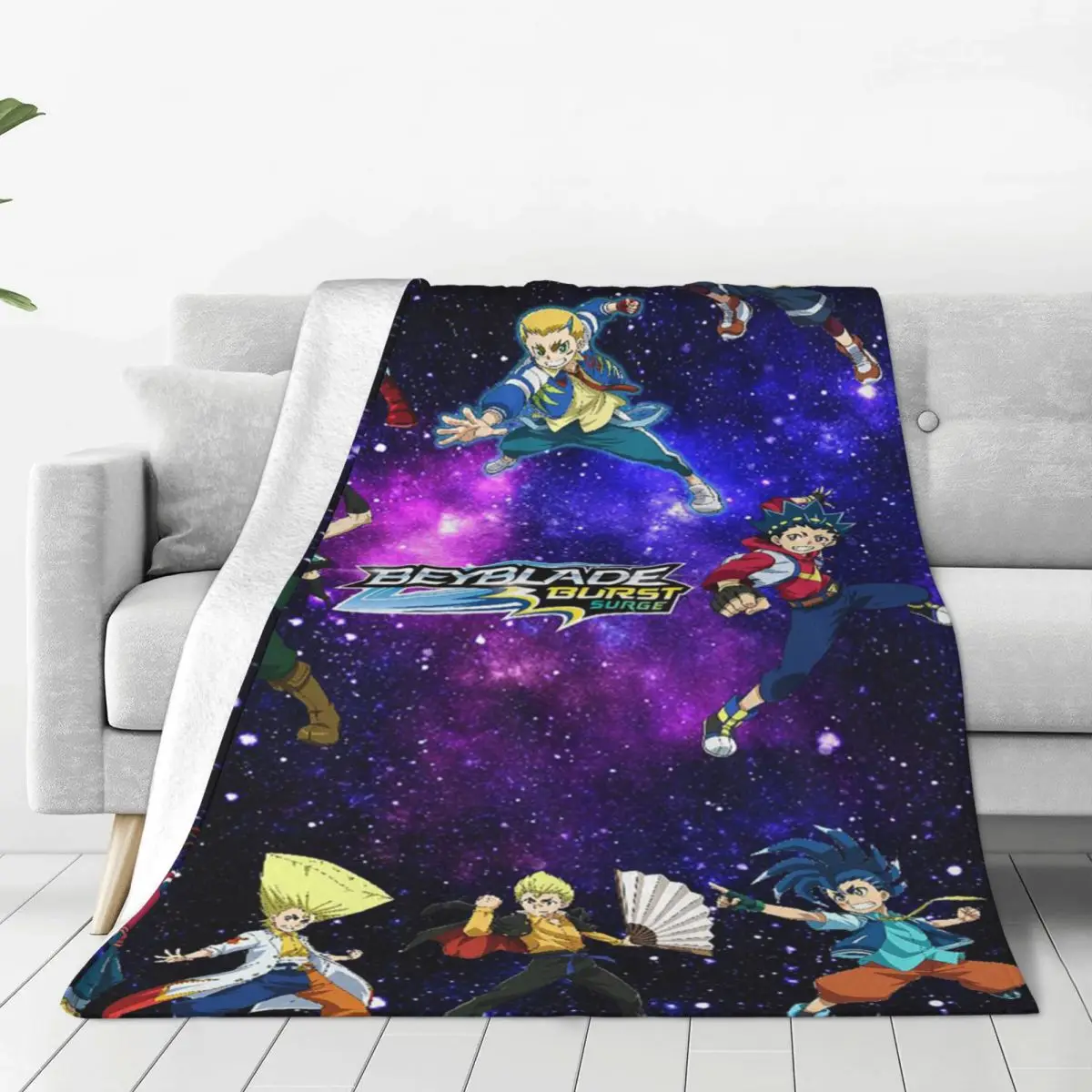 

Beyblade Burst Anime Blankets Velvet Spring Autumn Multifunction Super Soft Throw Blankets for Bedding Outdoor Rug Piece