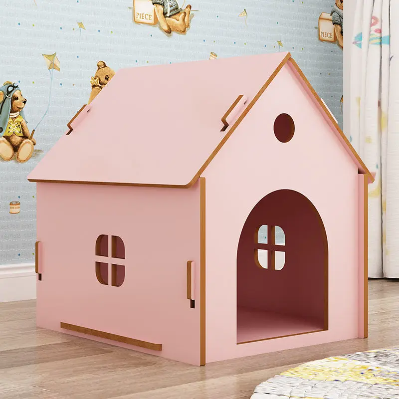 

Four Seasons Universal Dog House Summer House Type Dog House Cat House Indoor Dog Cage Cat Cage Small Dog Thickened Dog Shed