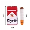 Stuffed Raw Dog Bite Toy Joint Cigarette Case Plush Cigar Funny Interactive Puppy Dog Chew Squeak Toys Cigarettes Toy for A Dog 2