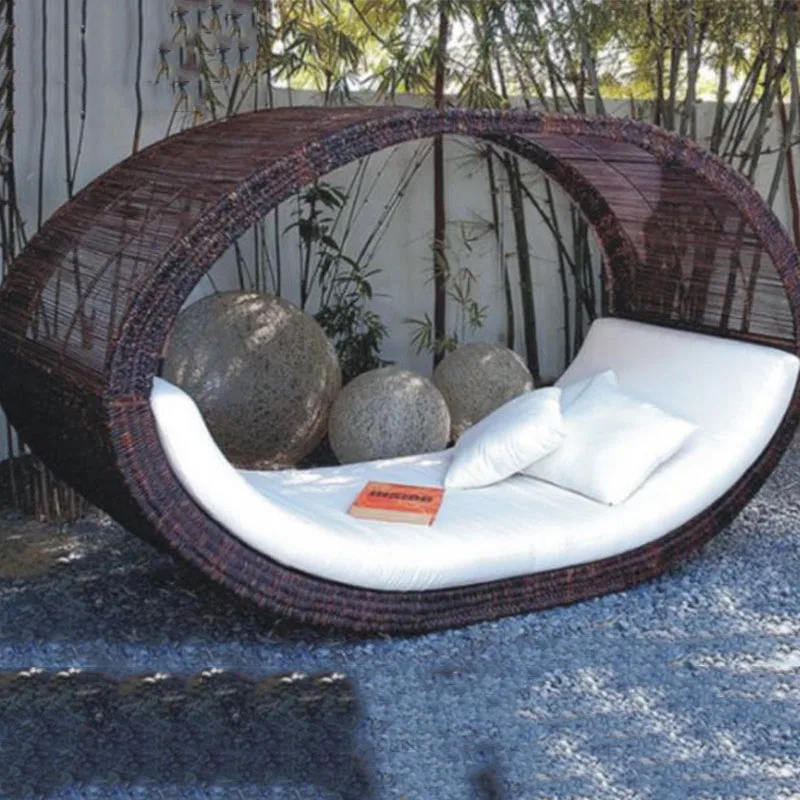 Premium Outdoor Rattan Bed for Swimming Pools and Beaches image_1