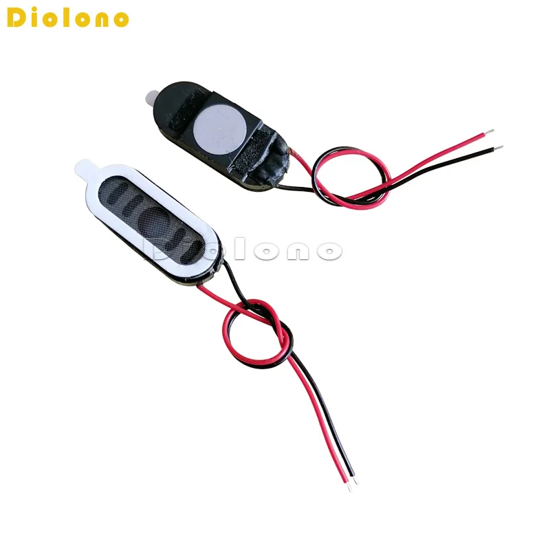 Acoustic Speaker 2209 0922 Oval Tablet Phone MP3 Portable Loudspeaker 1W 8R 22*9*4.5mm With Wires DIY Audio Accessories