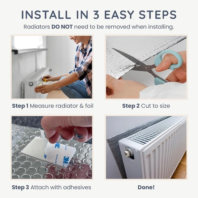 Superfoil Heat Reflector Insulation Radiator Reflector Foil 5m X