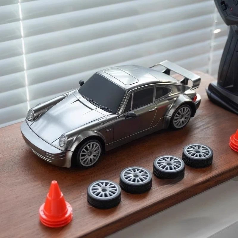 Ask North Wind 993 Rc Limited Edition Liquid Silver Half Proportional Throttle Remote Control Drift Car Collect Beginner Toy Gif 2