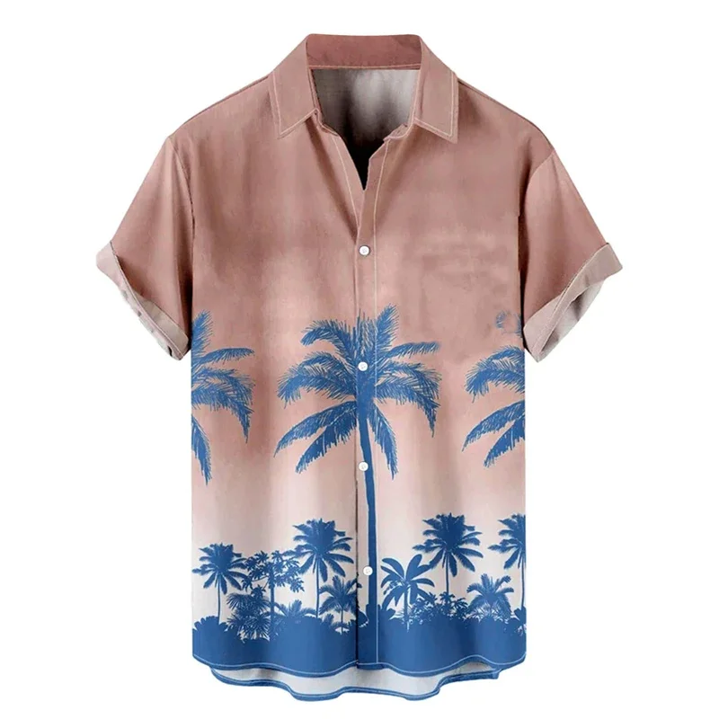 thumbnail image 1 of Camisas de cocotero 2024 para hombre, camisa hawaiana con estampado 3D para hombre, camisetas de playa de manga corta 6xl, camisetas de moda, blusa Mal Camisa, 1 of 5