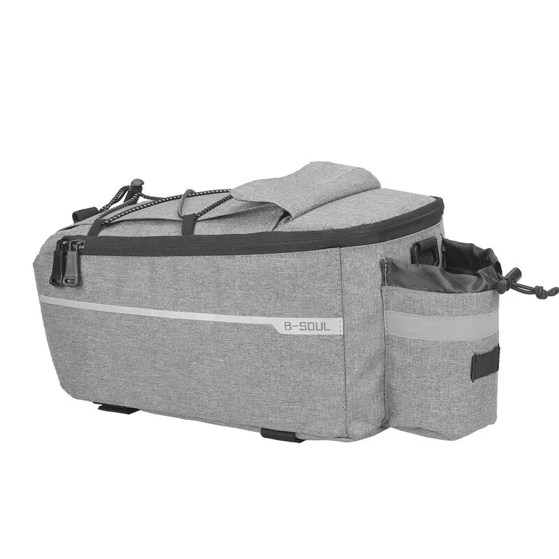 Bike Rack Bag 1pc Waterproof Cycling Trunk Cooler Bag Folding Rear Pannier For Mountain Bikes Strap Design Reflective Strip bike bag bicycle bag bike accessory bike storage box