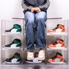 Acrylic Transparent Shoe Box Clear Shoe Organizer with Lid Plastic Shoe Storage Box Stackable for Boots Sneakers Shoes 2