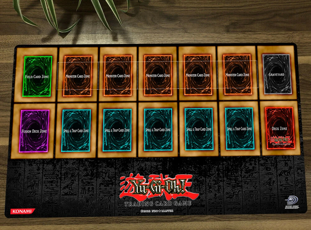 YuGiOh Classic Playmat TCG CCG Mat Trading Card Game Mat Table Desk Mat