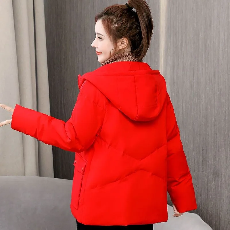 2023 New Women Down Jacket Winter Coat Female Keep Warm Thick Parkas Loose Large Size Outwear Fashi Relaxation Hooded Overcoat