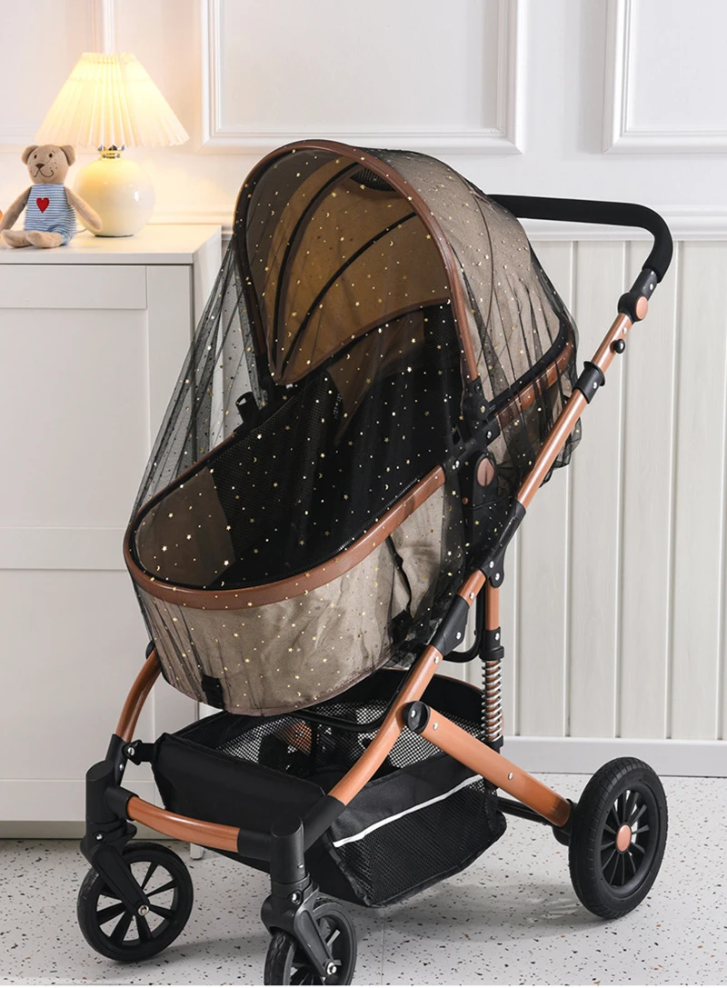 Description Picture 4 of itemBaby Stroller Mosquito Net Pushchair Cart Insect Shield Net Baby Stroller Accessories Safe Infants Car seat Sun Cover Pram Net