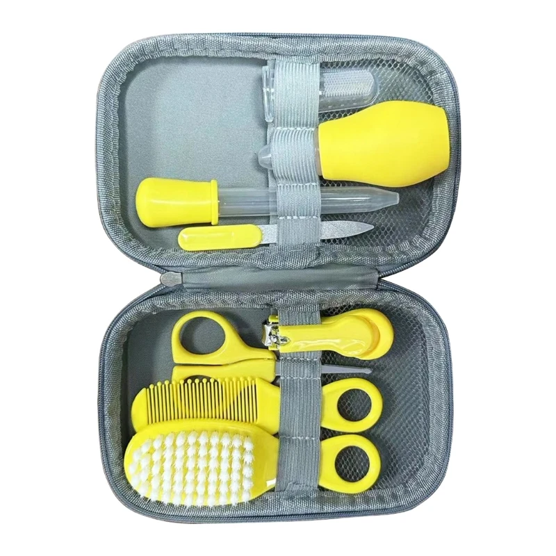 Convenient Baby Care Kit Must Have Accessories Infant Toddlers Head Brush Hair Comb for Gentle Cleaning and Trimming A2UB
