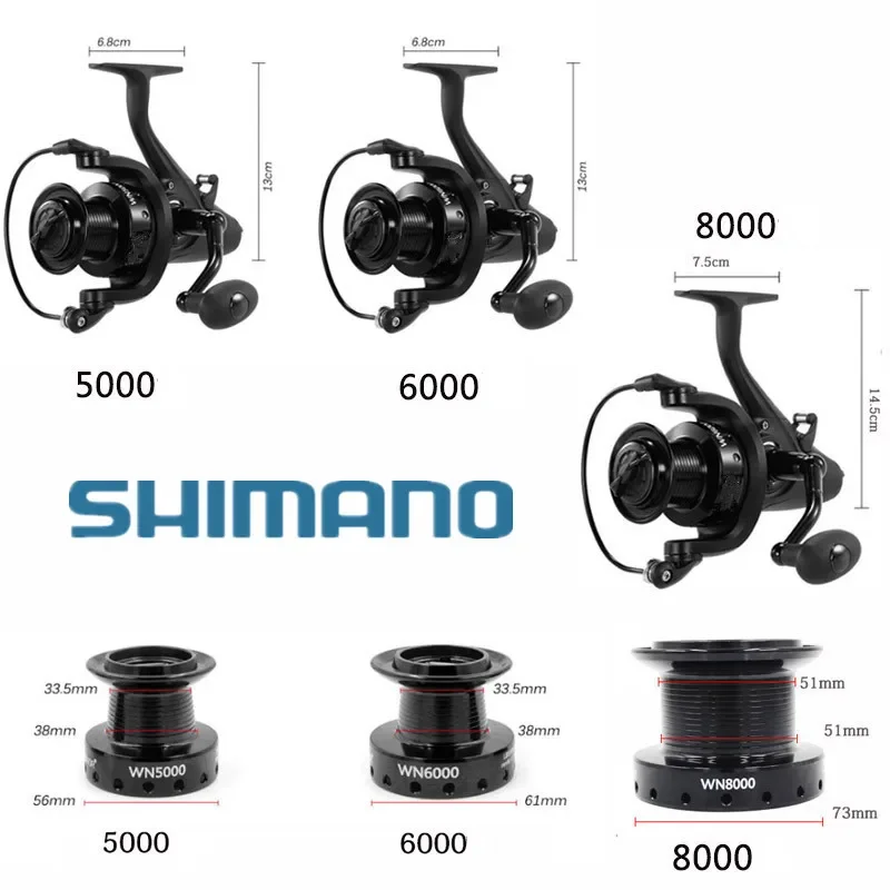 Shimano Fishing Reel with Gear Bearings Freshwater Outdoor Sports