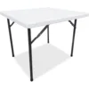 ALEPT36SW 36 in  36 in  29.25 in  Square Plastic Folding Table  White 1
