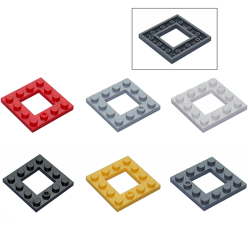 

Plate Modified 4x4 with 2x2 Open Center Bricks 10PCS DIY Building Blocks Assemble Particles 64799 MOC Educational Parts DIY Toys