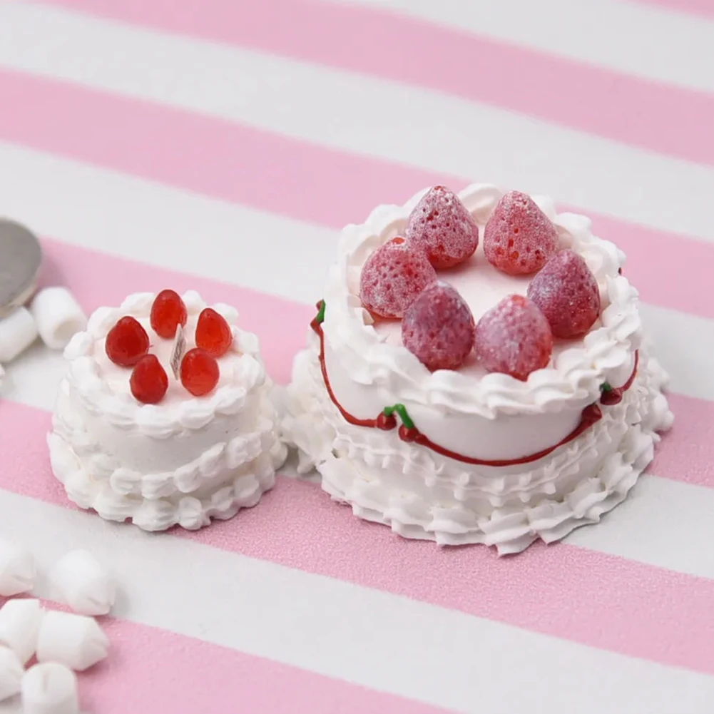Cake Dessert Food Nozzles Toys Press Mini Clay Nozzles Clay Milk Cream Mini Cake Dessert Sharpener Tools 6pcs Pack