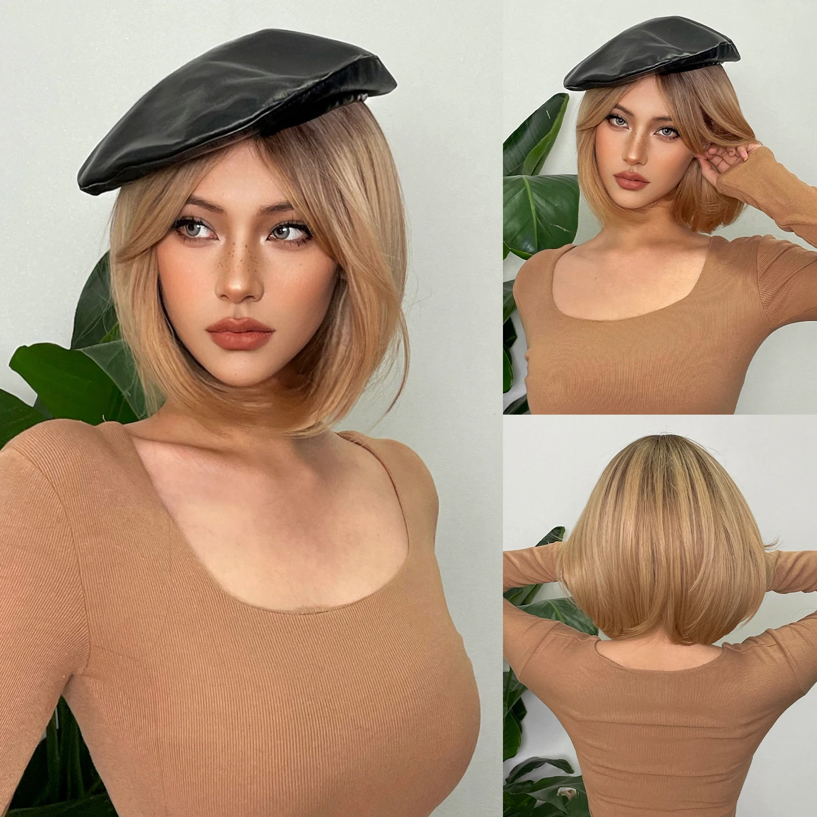 cabelo natural para as mulheres cosplay peruca resistente ao calor