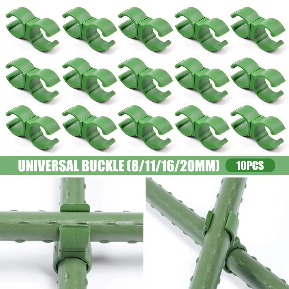 

10Pcs Plant Trellis Fixing Clip 8mm/11mm/16mm Rotatable Plant Support Garden Climbing Rattan Flower Stent Stake Clip