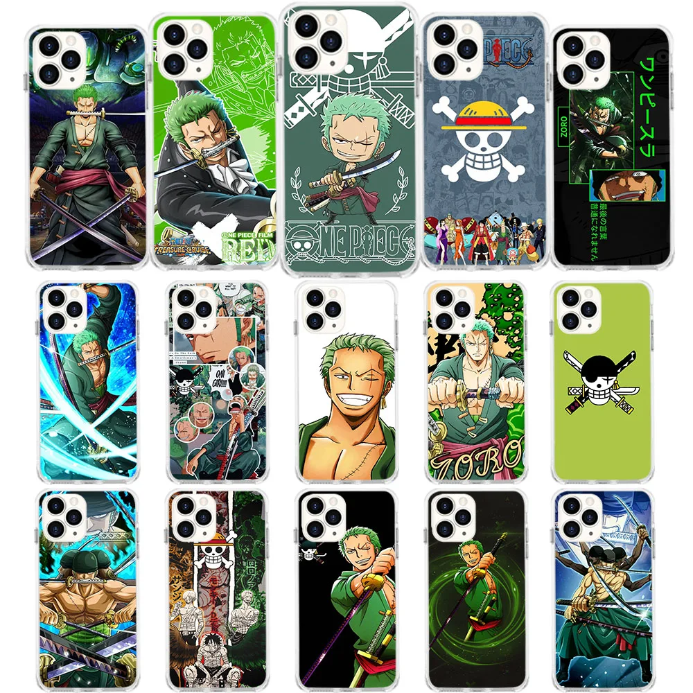 Custodia Morbida Per Realme Narzo 5 6 7 9 10 Pro Plus C30S C35 C55 50 50A Pro Plus Prime Us-21 Roronoa Zoro Pirates