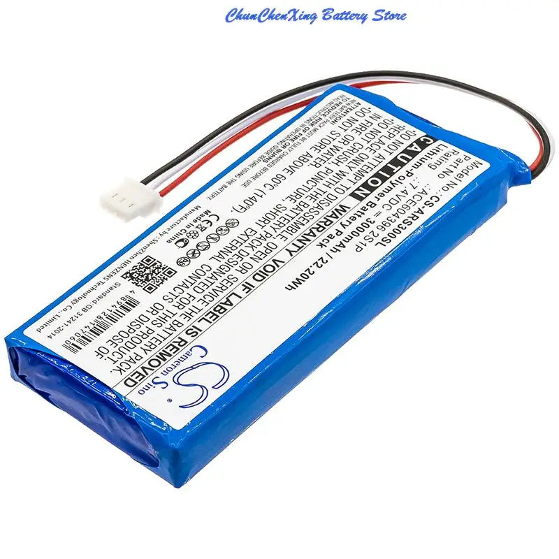 

3000mAh Battery for AAronia Spectran HF-Rev.3, Spectran HF-V4 Analyzer,Spectran NF Analyzer