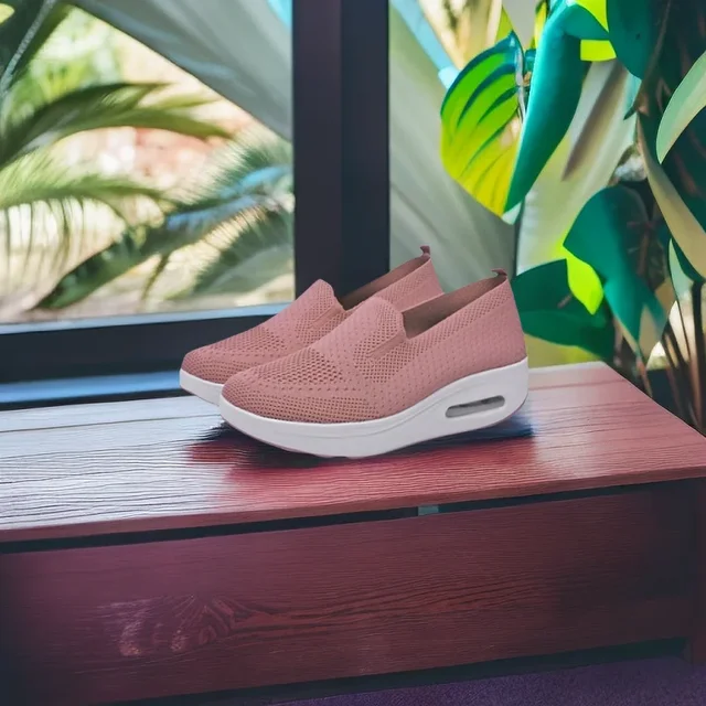 Summer Women's Sneakers Casual Female Vulcanized Shoes Slip-on Tennis Platform Sports Shoes Loafers Plus Size Women Sneakers 2