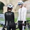 WOSAWE Cycling Jersey Women Cycling Jersey Man Bike Jersey High Quality Breathable Cycling Shirt MTB Road 4