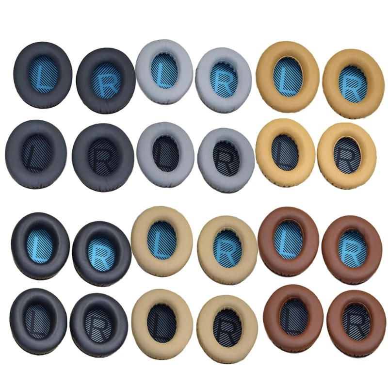 

Breathable Fabric Ear Pads For BOSE QC35 QC25 QC15 Headsets Density Foam, Add Thickness for Improved Sound Quality Earmuff
