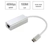 Type C to RJ45 Lan Adapter USB C to Ethernet Adapter 10/100Mbps USB Type-C Network Card USB C to Ethernet for MacBook Chromebook 6