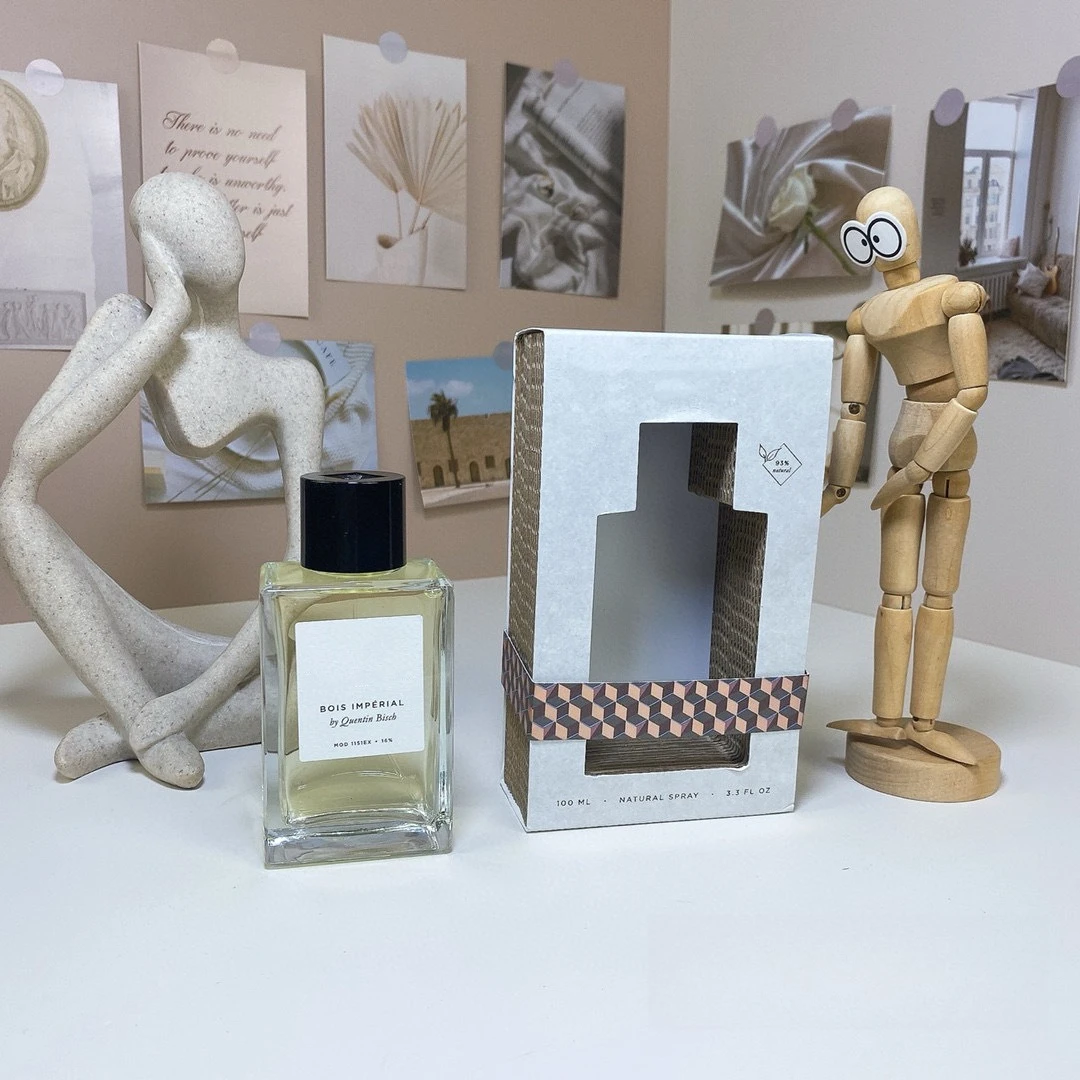 Wood Imperial fragrance on vanity