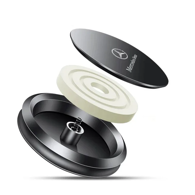 Désodorisant de voiture en alliage d'aluminium, parfum de style UFO, accessoires automobiles pour Mercedes Benz AMG W204 W210 W124 AMG W202 CLA W212 4