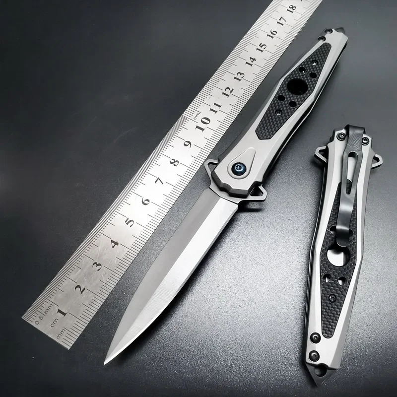 

Swordfish Self-Defense Knife Outdoor Foldable High-Hardness Knife G10 Handle Portable Home Daily Use Mini Fruit Knife