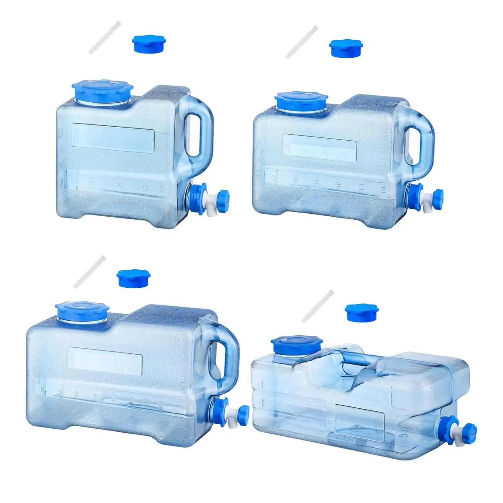 Camping Water Container Water Storage Jug with Faucet Water Carrier for Survival