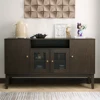 Sideboard Buffet Console Table with Adjustable Shelves - Media Cabinet 4
