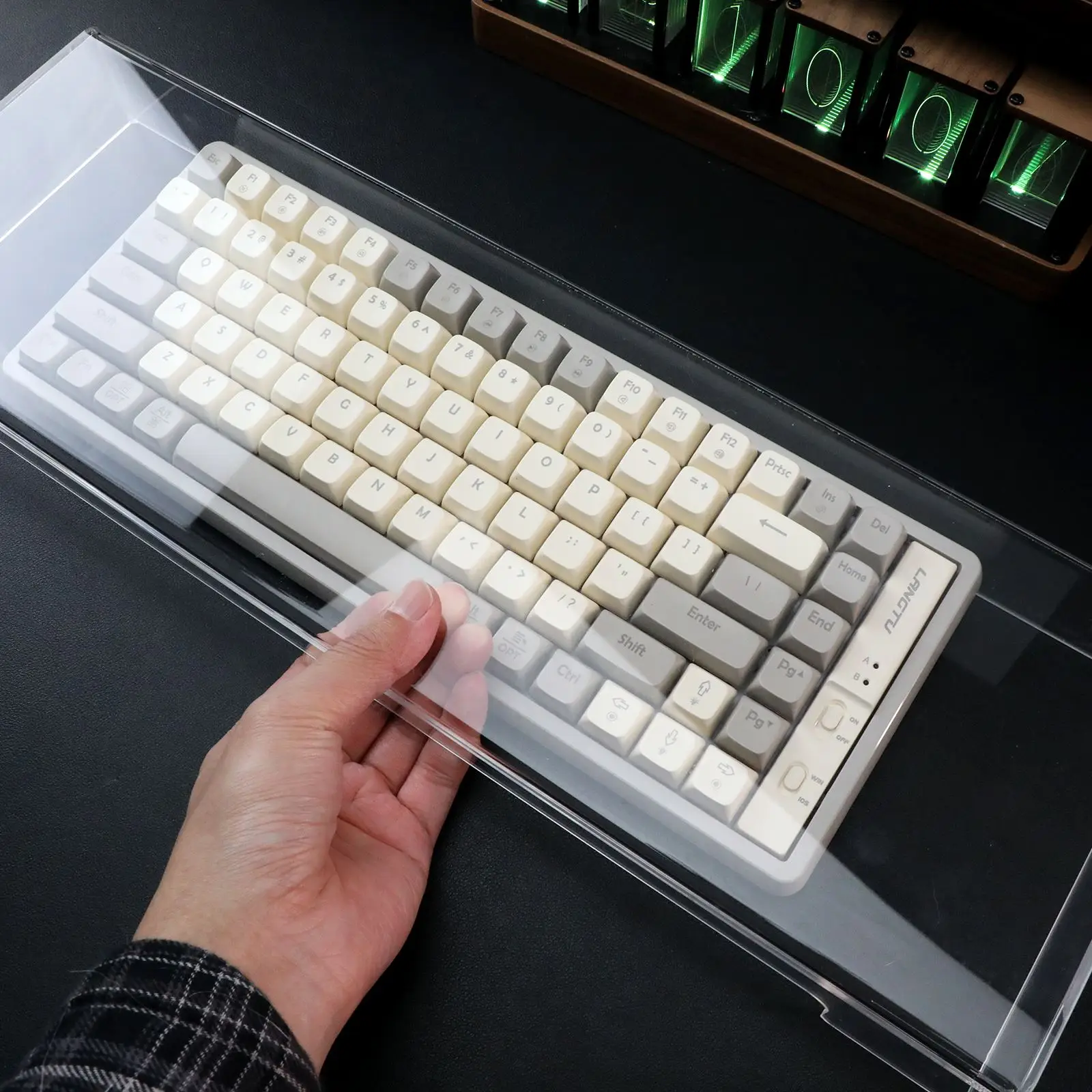Keyboard Dust Cover Flat Household Water-proof Case Protective Acrylic Anti-dust Clear Protector Office Dust-proof Protector