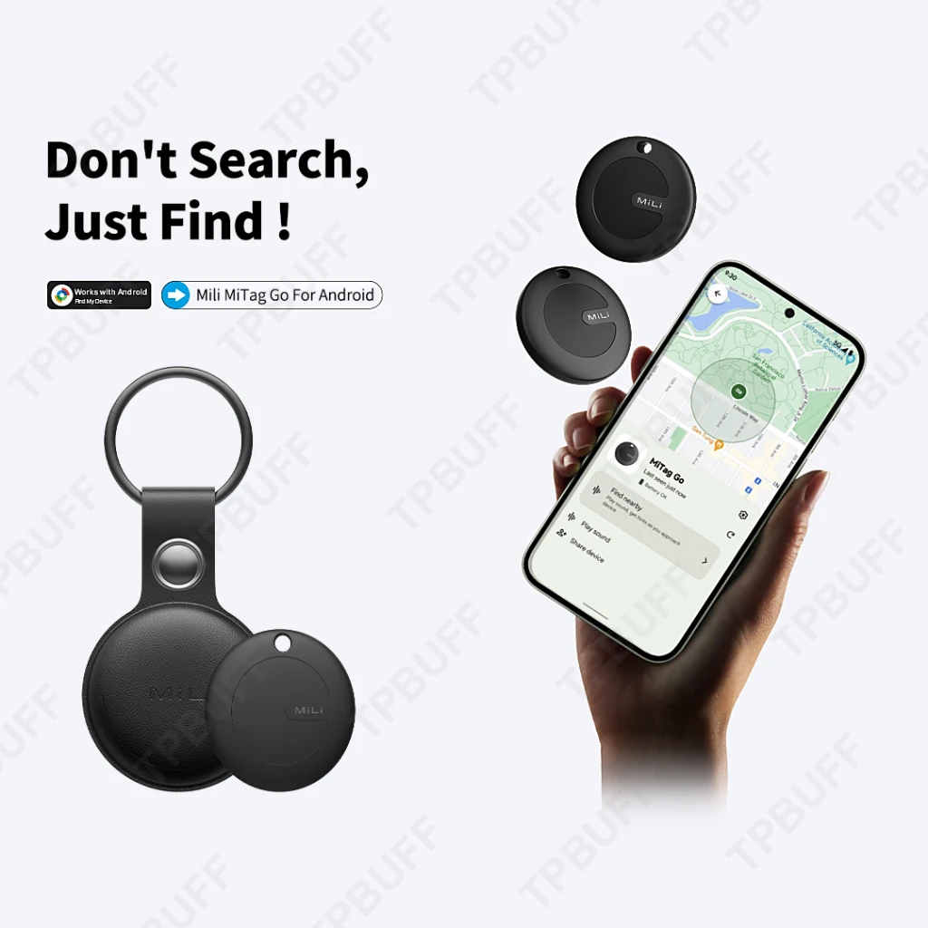 MiLi GPS Tracker Mitag Bluetooth Smart Locator Anti-Lost Device Mobile Keys Elderly Finder Work With Android Find My device