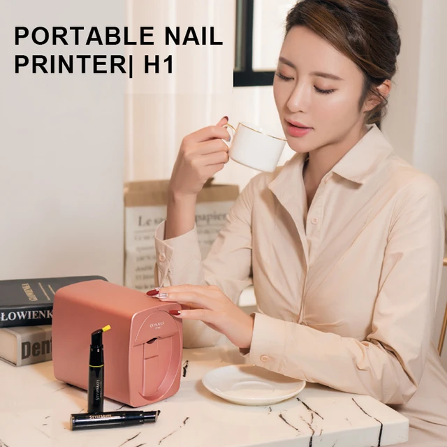 Smart 3D Mobile Nail Printer M1 Pattern Digital Nail Art Printer Machine  DIY Portable H1 Nail Art Equipment From Phone - AliExpress