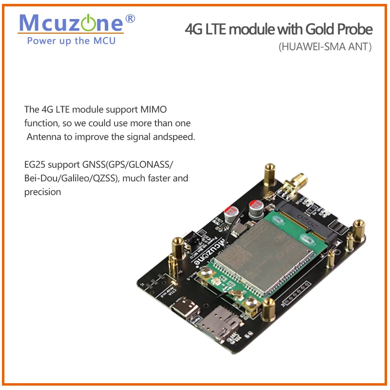 Módulo 4g Lte com Usb e Ponta de Prova de Alimentação Cabo Livre Huawei Me909821ap v2 Quectel Eg25 Mqtt Frp Openwrt Raspberry pi 4b Ssh - Imagem 3