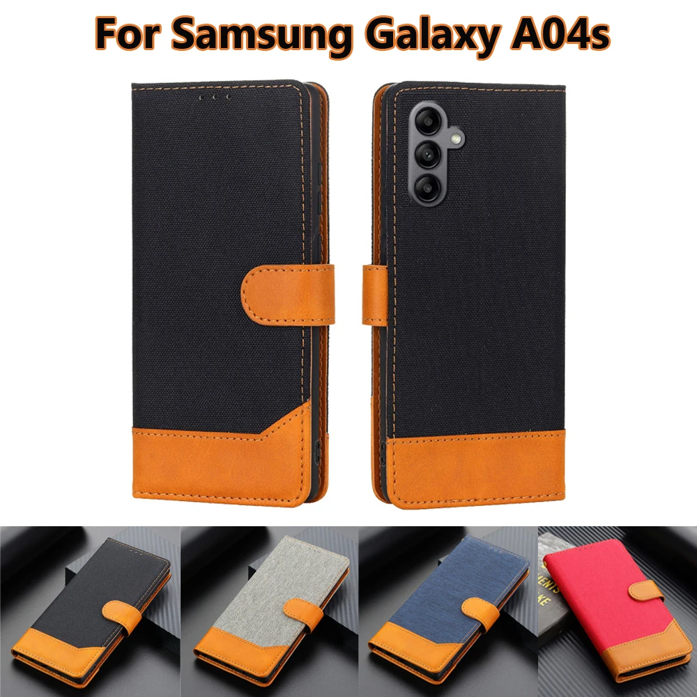 Per Custodia Samsung Galaxy A04S Portafoglio Flip Cover Per Telefono Su Muslimexaynax Ambull Galaxi A04S Sm-A047M Funda Per Etui Samsung A04S A 04 S A