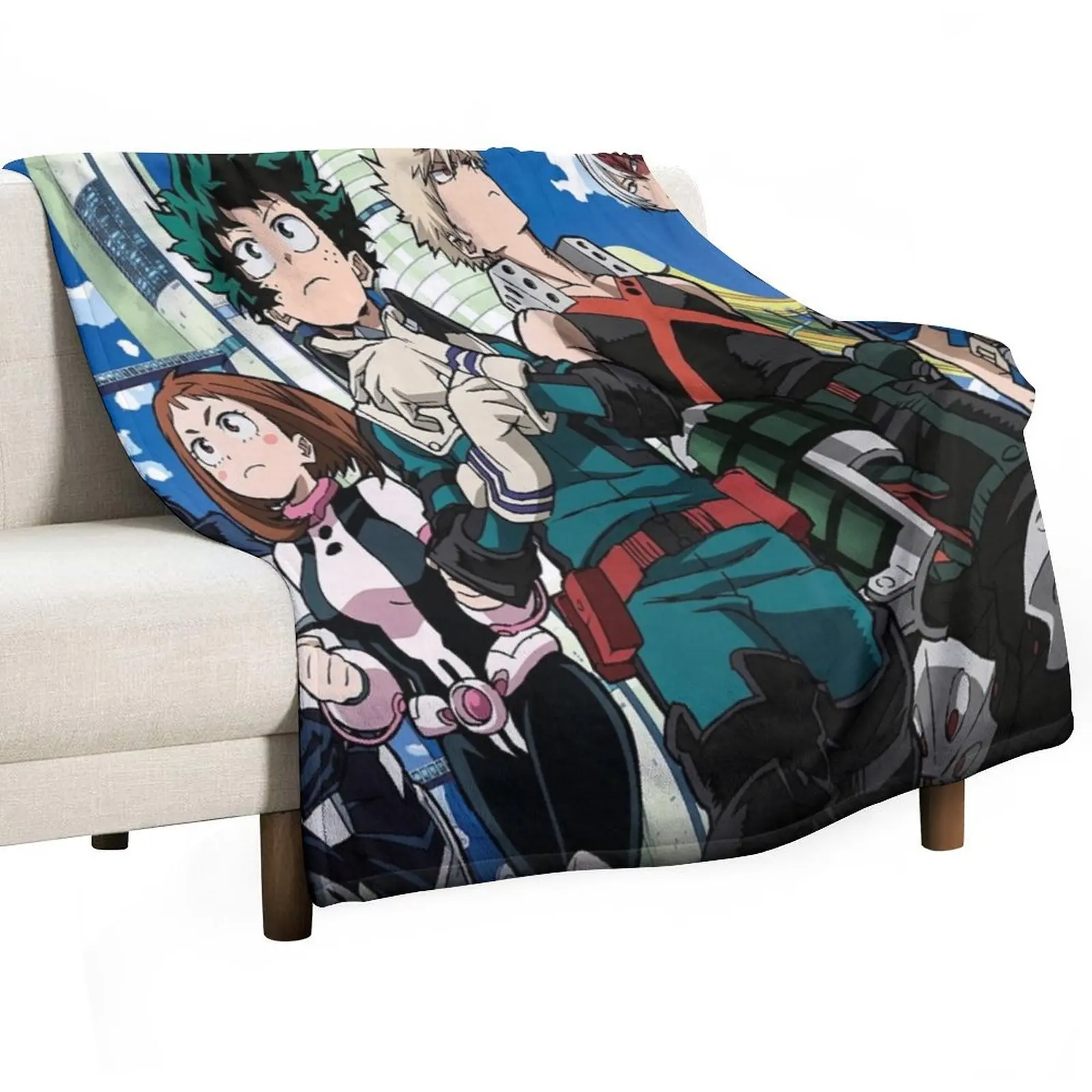 

My Heroes Academia Throw Blanket Furrys blankets ands Luxury St Blankets